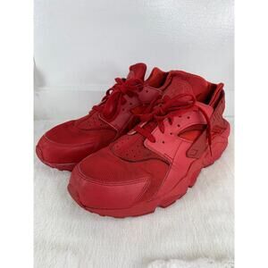 Nike Air Huarache Triple Red Men’s Size 15 Running Shoes Athletic Sneakers